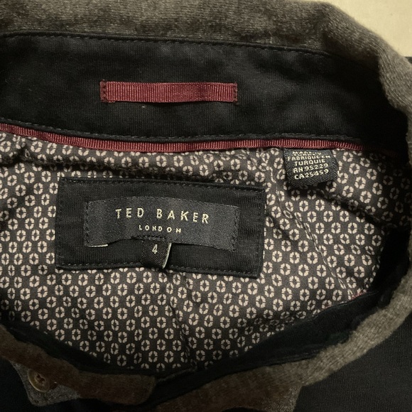 Ted Baker London Men’s Polo Shirt Navy Blue Short Sleeve - Picture 5 of 8